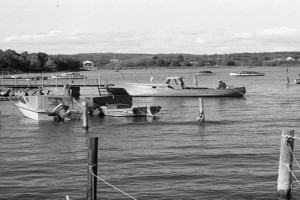 Bilde av Lahelle - Ny småbåtbrygge 1955